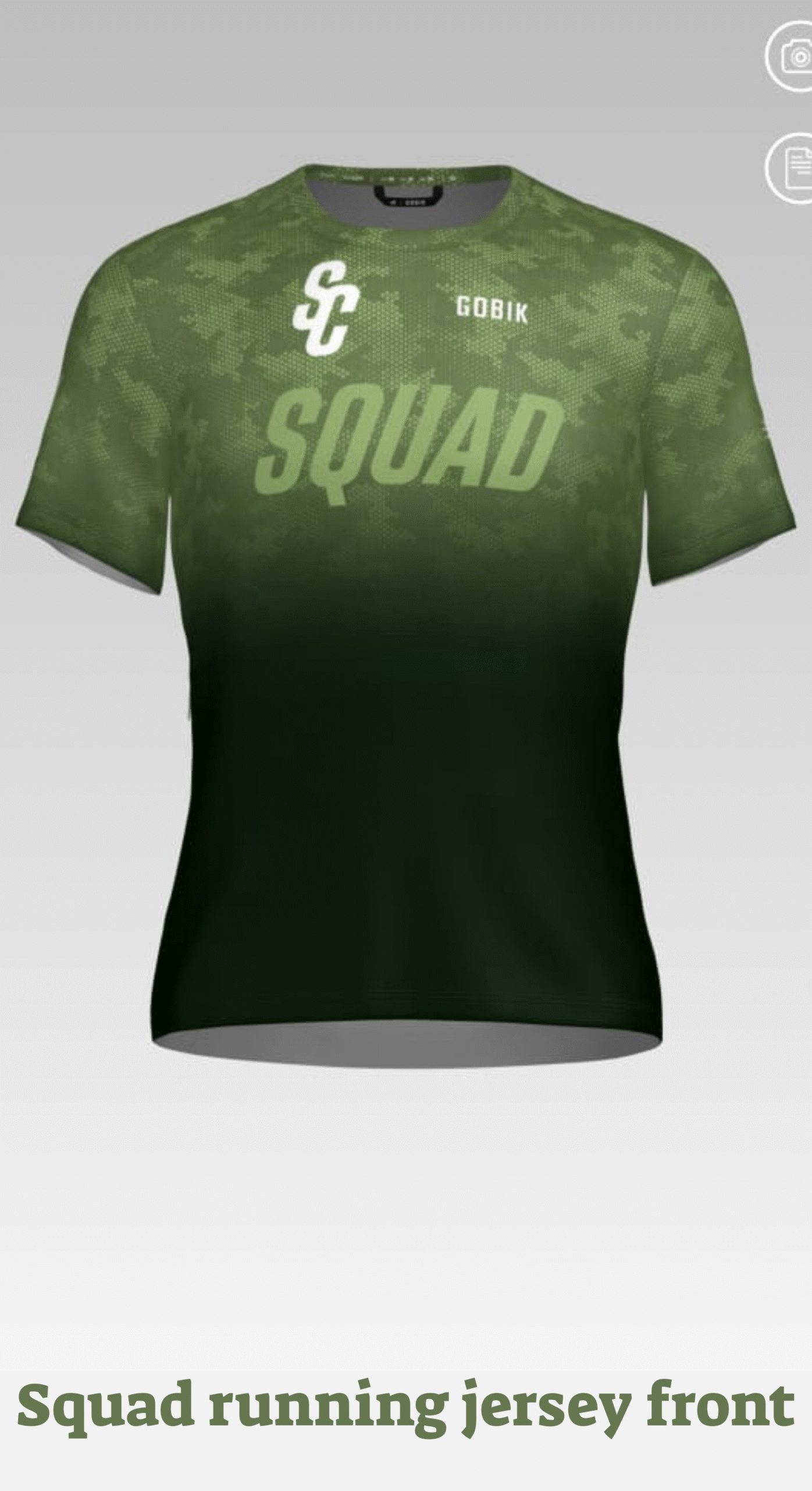 חולצת ריצה - SQUAD