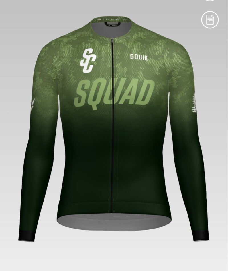 חולצת רכיבה דקה ארוכה - SQUAD Camo Long